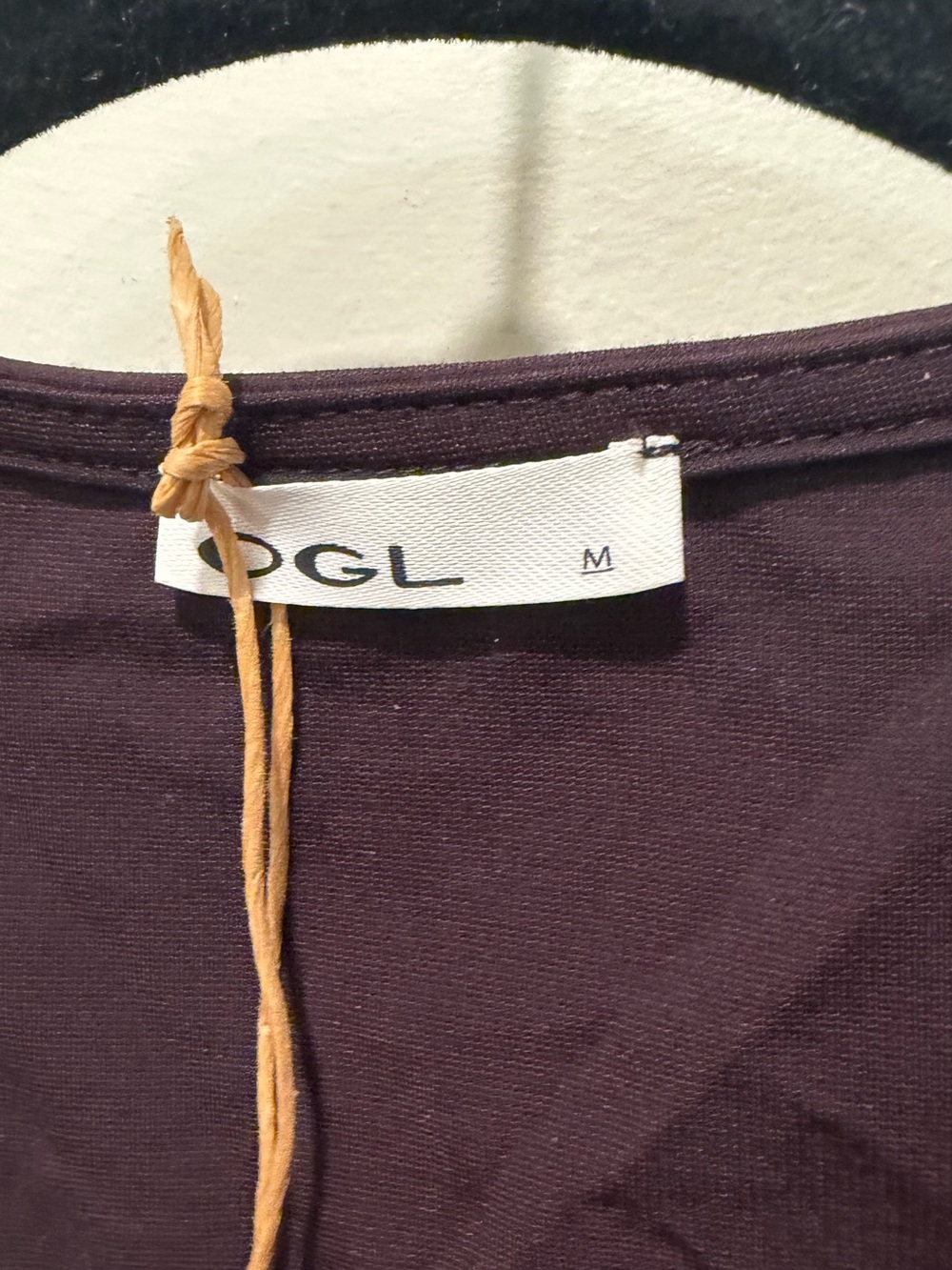 OGL Sleeveless Draped Women’s Top - Plum Size M (fits like a Small) - Picture 3 of 6